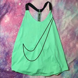 Mint Green Nike Strappy Athletic Tank Top